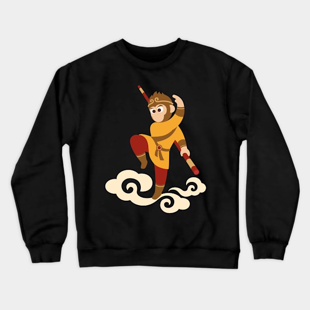 The Monkey King Crewneck Sweatshirt by Shanezhong